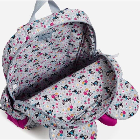 Vera Bradley Minnie Mouse Backpack in Mickey Mouse Piccadilly Paisley NWT - Picture 3 of 7